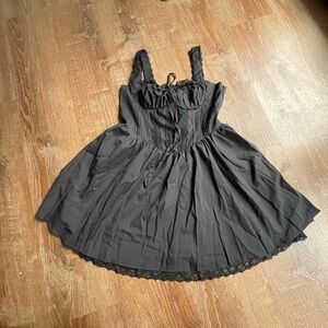 SHEIN Black Mini Dress